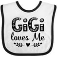 thumbnail image 3 of Inktastic My Gigi Loves Me Girls Girls Baby Bib, 3 of 4