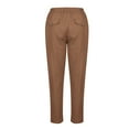 thumbnail image 5 of Annhoo Dress Pants for Women High Waisted Tapered Pants Elegant Business Office Cropped Trousers with Pockets, 5 of 8