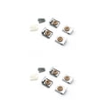 thumbnail image 1 of Riwesomey 1 Juego de Clips para espejo, Clip montado en Metal de estilo Simple, práctico accesorio de cristal, suministro para el hogar, colgador de Cilindro de acero inoxidable 2piezas Riwesomey CBP379922, 1 of 5