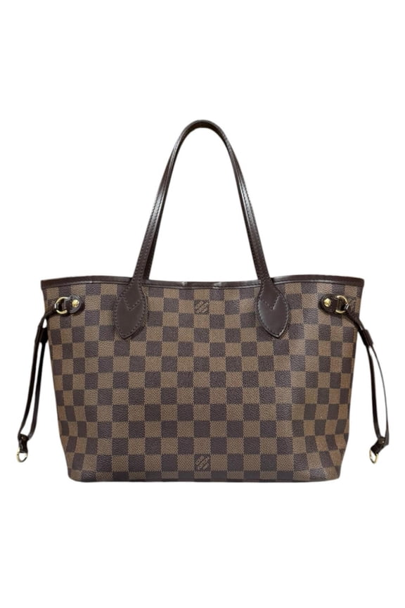 Pre-Owned Louis Vuitton Neverfull PM LV Damier Tote Bag Canvas N51109 Brown Women's LOUIS...