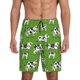 thumbnail image 1 of Fotbe Cows With Calfs Green Pantalones Cortos de Pijama para Hombre, Ropa de Dormir, Pantalones de Pijama Cortos para Hombre-4X-Large, 1 of 6