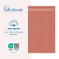 thumbnail image 4 of Cotton Paradise 100% Cotton Turkish 4 Piece Hand Towel Set, Soft Absorbent Face Towels Clearance Set, Coral, 4 of 6