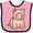 Pink and Black, variant on Inktastic Cute Little Pig Boys or Girls Baby Bib