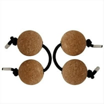 Shaker 2 Pairs Cork Kashaka Asalato Ball Instrument Percussion Classical African Balls for Music