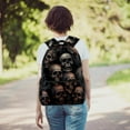 thumbnail image 6 of Lightweight Backpack Skull School Bag Travel Laptop Daypack for Men Women Casual Rucksack, 6 of 6