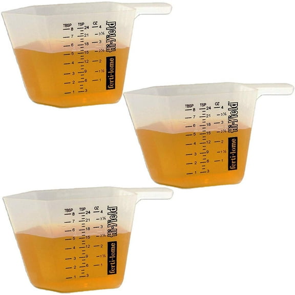 Vpg Fertilome 11008 4-Ounce Measuring Cup 3 Pack 3