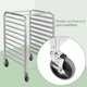 thumbnail image 5 of Zocalo Rack Espiguero Panadero Aluminio Para 10 Charolas Con Ruedas, 5 of 7