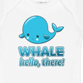 thumbnail image 4 of Inktastic Whale, Hello There Boys or Girls Baby Bodysuit, 4 of 5