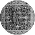 thumbnail image 1 of Ahgly Company Indoor Round Oriental Gray Industrial Area Rugs, 4' Round, 1 of 4