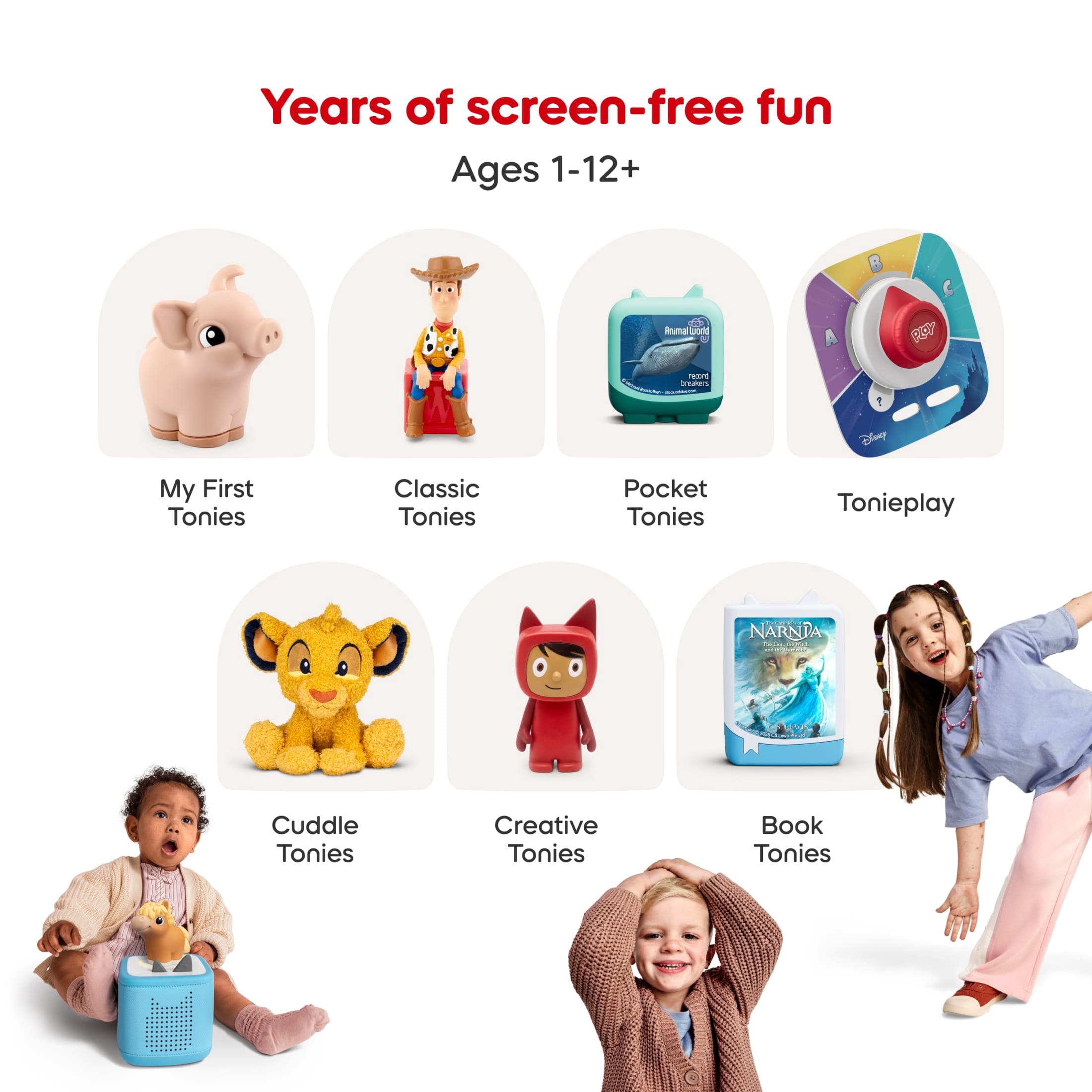 tonies Baby Shark Audio Toy Figure, Age Group 3+