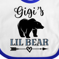 thumbnail image 4 of Inktastic Gigi Lil Bear Grandson Boys Baby Bib, 4 of 4