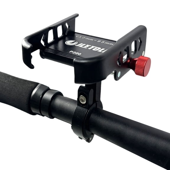 Universal Bike Phone Mount - 360° Rotation Anti-Shake Bicycle Phone Holder, Aluminum Handlebar Mount for Mountain Road Bikes For 4.7" - 7.0" Phones