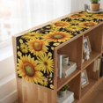thumbnail image 6 of Table Runners 72 Inches Long Dress Scarves, Sunflower Farmhouse Kitchen/Dining Table Runner, Coffee Tablerunners, Yellow Floral Elegant Pastoral Flowers Watercolor 14x72 Inch, 6 of 9