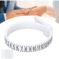 thumbnail image 4 of Ring Sizer Measuring Tool 10pcs Ring Gauge Set Clear Accurate Scale Finger Measuring Belt for Jewelry Measurement US Size White Ring Measurement Tool,Ring Sizers, 4 of 5