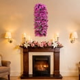 thumbnail image 3 of Clearance Artificial Hanging Flowers for Outdoor, Violet Simulation Hanging Plant & Flowers for Outdoor Home Wedding Garden Yard Hanging Baskets Wisteria Garland Decoration, 3 of 5