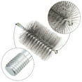 thumbnail image 4 of 100mm OD Bore Brush, 2pcs Tube Cleaning Brush Steel Wire Chimney Cleaning Brush Round M12 Threaded, 4 of 5