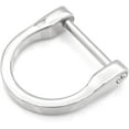 thumbnail image 6 of D-Rings Screw in Shackle Horseshoe D Ring DIY Key Holder Purse Accessories for 1 Inch Strap 4 Pack (Silver), 6 of 7