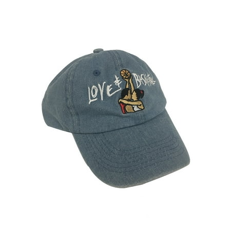 Denim Ball Cap - Love & Basketball Blue Denim Hat Baseball Cap Buckle Dad And Movie Costume Gift