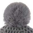 thumbnail image 1 of Unisex Añadir terciopelo cálido a prueba de viento Baggy Stretch Crochet Knitted Winter Soft Beanie Caps Wrap Hairball Hat Fridja nalpqowj1576, 1 of 4