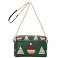 thumbnail image 2 of FORMRS Women Crossbody Purse with Chain Strap Vegan Leather Shoulder Handbag, Christmas Santa Hats, 2 of 7