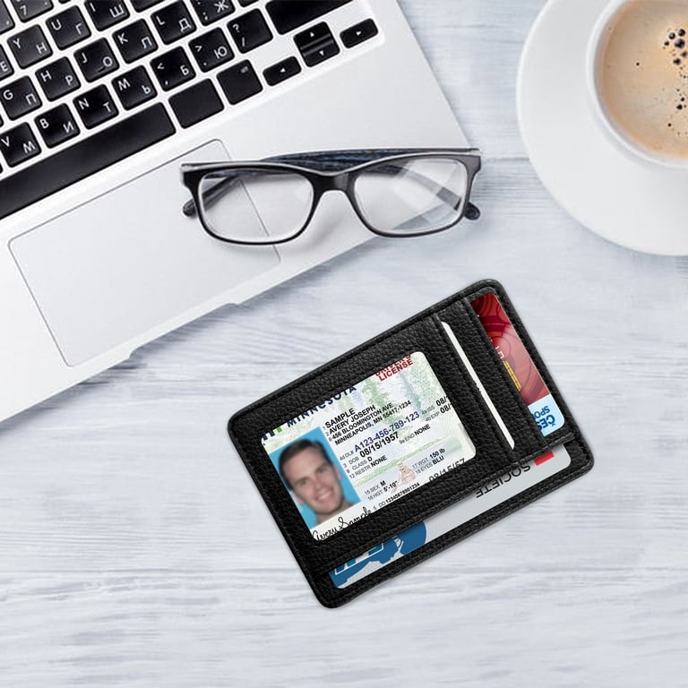 Fintie RFID Blocking Minimalist Wallet, Credit Card Holder photo 5