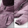 thumbnail image 6 of PIKADINGNIS Women Winter Hooded Parkas Solid Pockets Thicken Warm Down Cotton Jacket Female Casual Student Cotton Padded Coats, 6 of 6