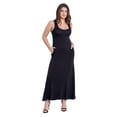 thumbnail image 3 of Scoop Neck Sleeveless Maxi Dress with Pockets, 3 of 11