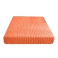 thumbnail image 1 of Sábanas de franela Trieiy, sábana ajustable individual, cubrecama de terciopelo coral, funda protectora para colchón, sábanas de vellón EC en oferta, 1 of 6
