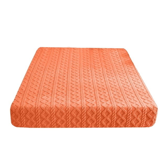 Sábanas de franela Trieiy, sábana ajustable individual, cubrecama de terciopelo coral, funda protectora para colchón, sábanas de vellón EC en oferta