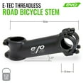 thumbnail image 3 of EVO E-Tec Threadless MTB Bike Stem Bicycle Handlebar for Racing, Road and Mountain Bicycles - ±17 Degree, 90mm, 3 of 7