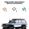 thumbnail image 2 of fastboy 4pcs en Alliage d'Aluminium Roue Hex Mount pour FCX18 1/18 Crawler Forte RC Accessoires de Voiture Pièces de Rechange RC Upgrade Part Or, 2 of 6