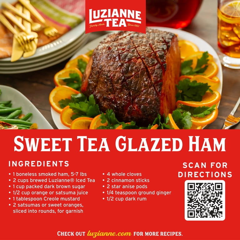 4 pack) Luzianne Black Iced Gallon Tea Bags, 24 Count - Walmart.com