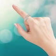thumbnail image 5 of BAYAIXZ Rings for Women Olive Leaf Diamond Rings Fashion Zrconia Ring Ladies Jewelry Engaged Ring Wedding Band Womens Wedding Ring Workout Rings for Women (Rose Gold,7), 5 of 6