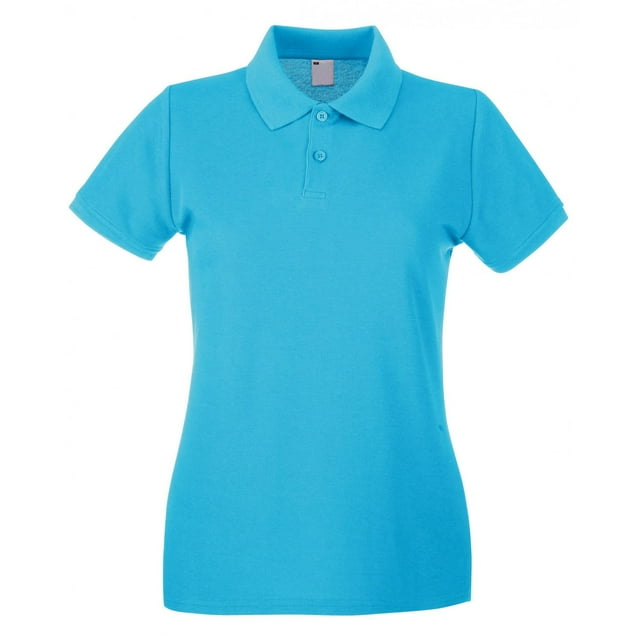 Fruit of the Loom Polo à Manches Courtes Coupe Féminine pour Femmes