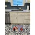 thumbnail image 3 of Carolines Treasures BB2831RUG Dog House Papillon Sable & White Machine Washable Memory Foam Mat, 3 of 4