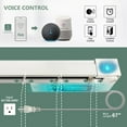 Yoolax Motorized Vertical Blinds Remote Voice Control Vertical Blind Smart Automatic Window