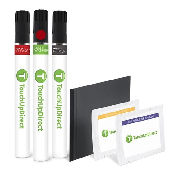 TouchUpDirect G1E/WA405Y Crimson Red for GMC Exact Match Touch Up Paint Brush - Platinum Package Fits select: 2015-2018 GMC ACADIA, 2016-2017 GMC TERRAIN