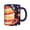 NavyBlue, variant on Sunflower Coffee Mug Fun Custom Ceramic Mugs 11oz Black