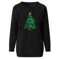 thumbnail image 4 of Aloohaidyvio Christmas Tops,Womens Long-Sleeved Printed Christmas Hoodie Crew-Neck Pullover Top, 4 of 4