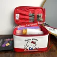 thumbnail image 5 of Bolsa de cosméticos de Hello Kitty Sanrio Kuromi Stitch, bolsa de almacenamiento portátil de dibujos animados de gran capacidad, linda chica, a prueba de agua, buen aspecto, regalo, 5 of 5