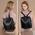 thumbnail image 6 of GOIACII Leather Backpack Purse for Women Travel Ladies Designer Fashion Casual College Shoulder Bag, 6 of 12