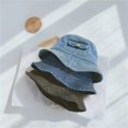 thumbnail image 4 of CoCopeaunts Baby Bucket Hat Solid Cowboy Pocket Child Fisherman Hat Summer Sunscreen Boys Girl Outdoor Shade Cute Bucket Cap, 4 of 8