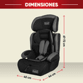 thumbnail image 4 of Autoasiento Silla Booster Motek Benjo 9 a 36kg Gris, 4 of 6
