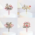 thumbnail image 2 of New Happy Mother's Day Cake Topper Acrylic Gold Mum Best Mom Cake Topper for Mommy Mother's Day Birthday Party Cake Decorations Gao Jinjia LED, 2 of 2
