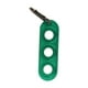 thumbnail image 1 of Protector de juntas para taco de billar, soporte protector de puntas de taco, portátil, universal, 3 agujeros Verde, 1 of 9
