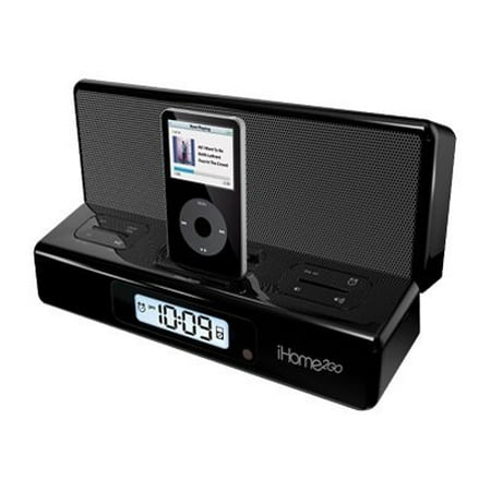 iHome2go iH27B - Speaker dock - for portable use - 5 Watt (total) - black - for Apple iPod (5G)