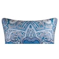 thumbnail image 2 of 26" x 26" Daphne Blue Damask Cotton Euro Pillow Sham, 2 of 5