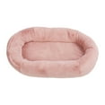 thumbnail image 2 of Lit pour Chien Humain, Lit pour Humains, Grand Lit pour Chien Taille Humaine Lavable Détachable Lit Orthopédique pour Sieste avec Poche de Rangement Corail, 2 of 8