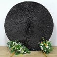 thumbnail image 3 of BalsaCircle 7.5 feet Big Payette Sequin Round Backdrop Stand Cover Wedding Party Events Home Decorations, 3 of 8
