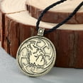 thumbnail image 5 of PikaLF Slavic Wolf Necklace for Men, Norse Viking Wolf Head Pendant Necklace with 19.7” Chain, Vintage Wolf Tag Necklace, Retro Celtic Wolf Totem Amulet Necklace, Punk Animal Wolf Jewelry for Men, 5 of 6